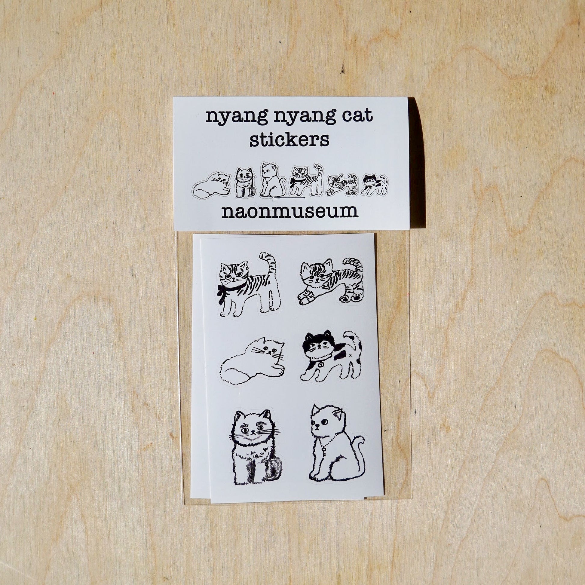 Nyang Nyang Cat Stickers Mini