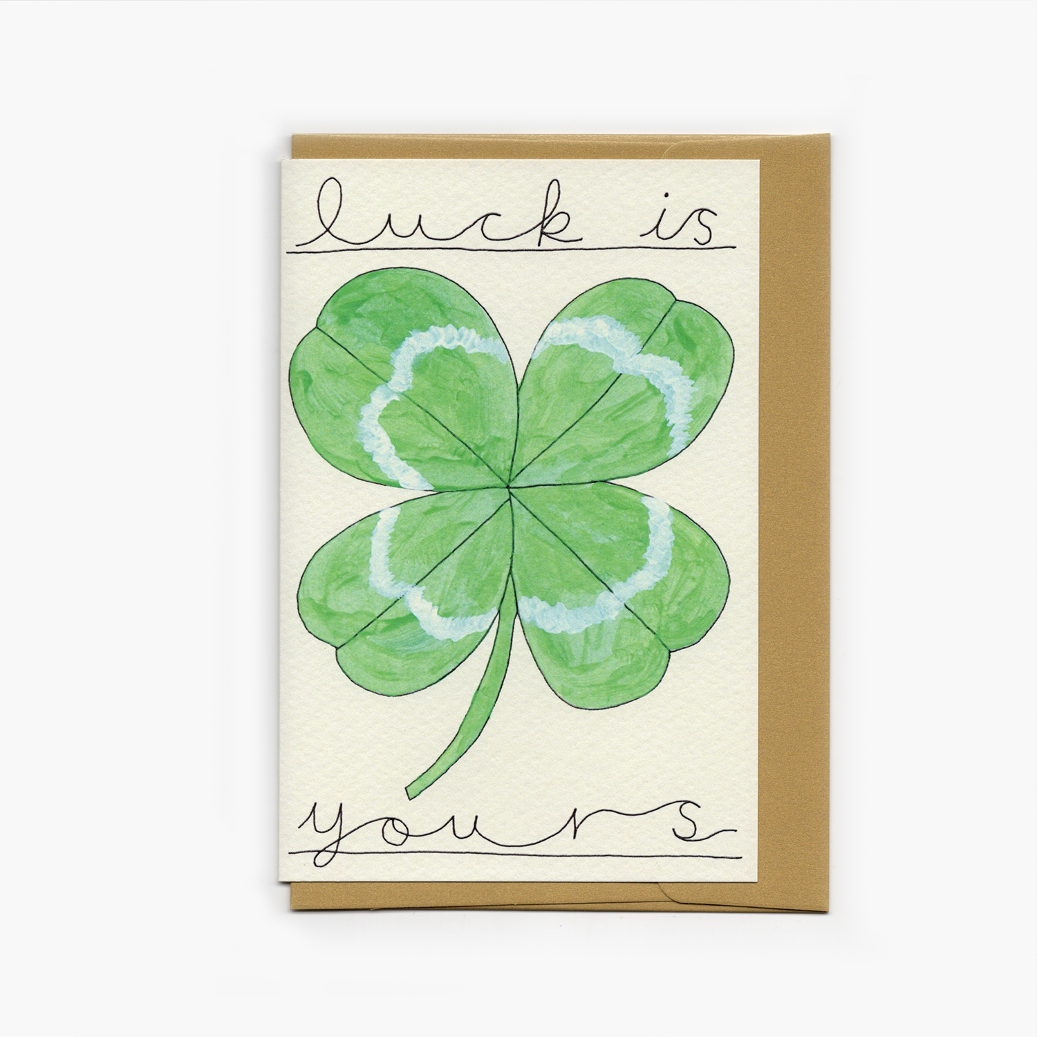 Luck is yours card