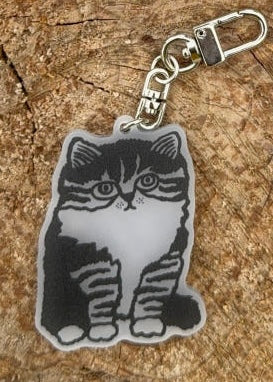 Cat and dog key ring