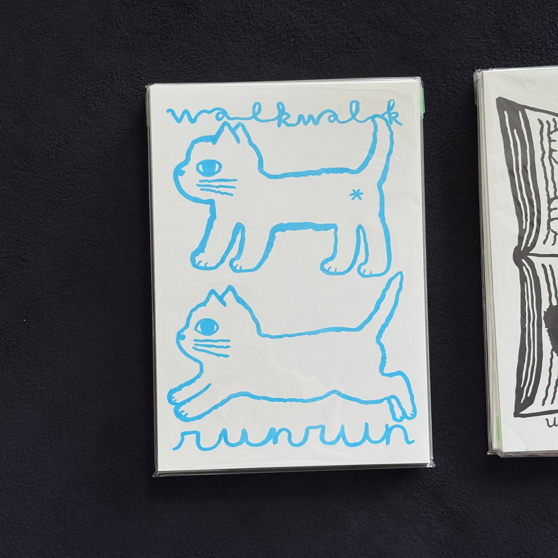 Run run walk walk Riso Print
