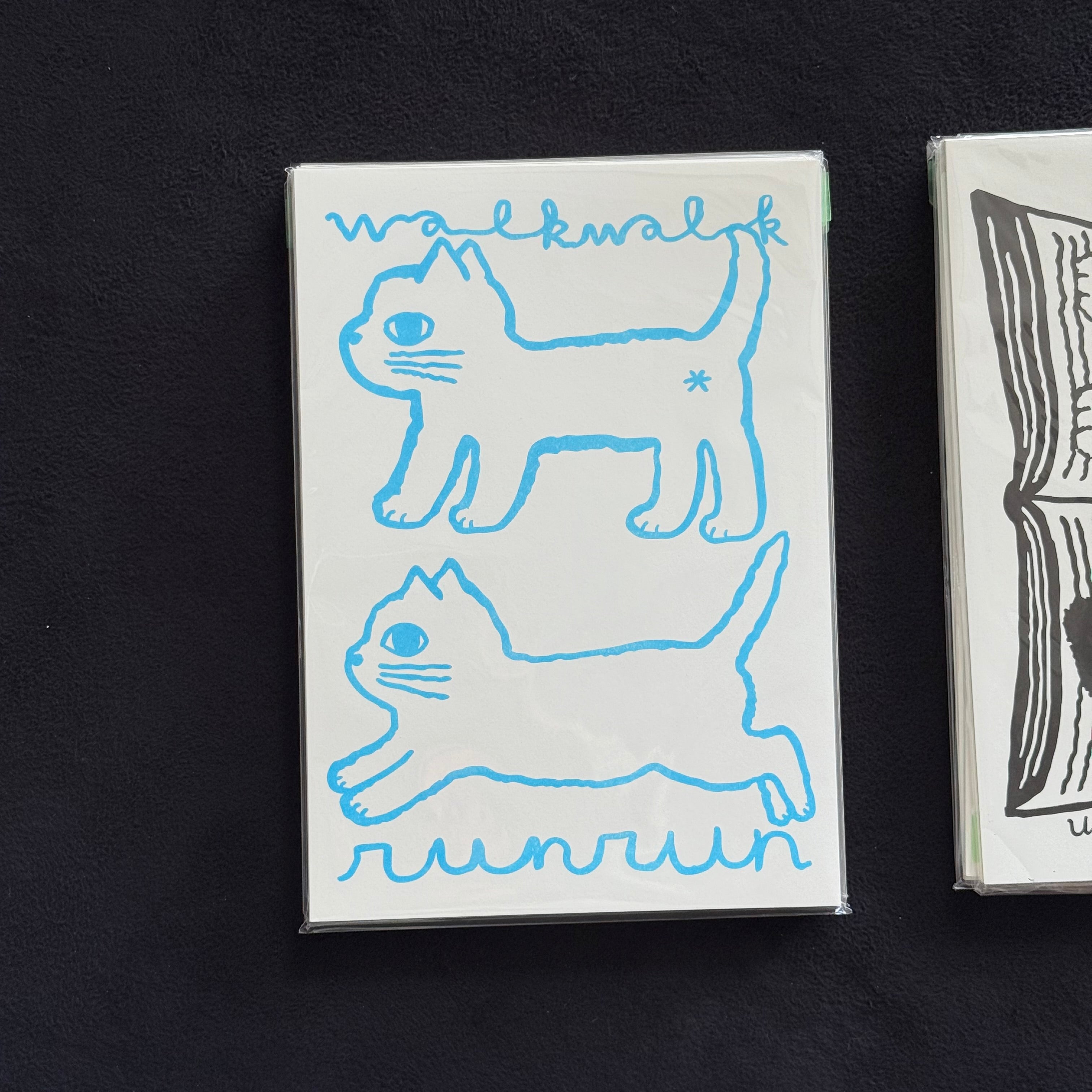 Run run walk walk Riso Print