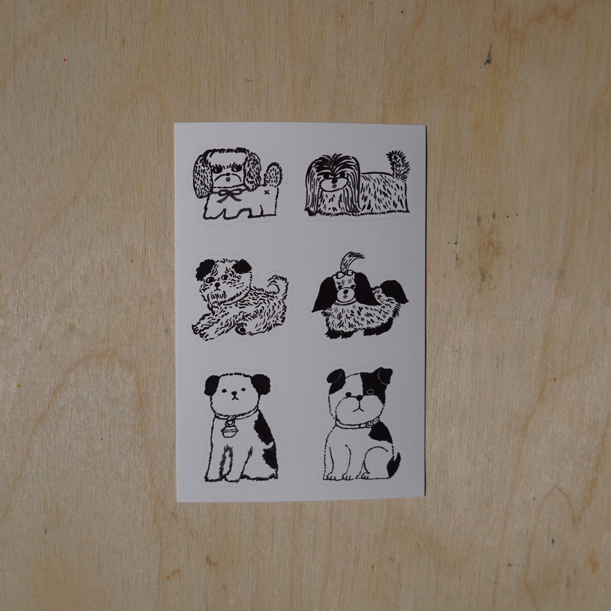 Mung Mung Dog Stickers Mini