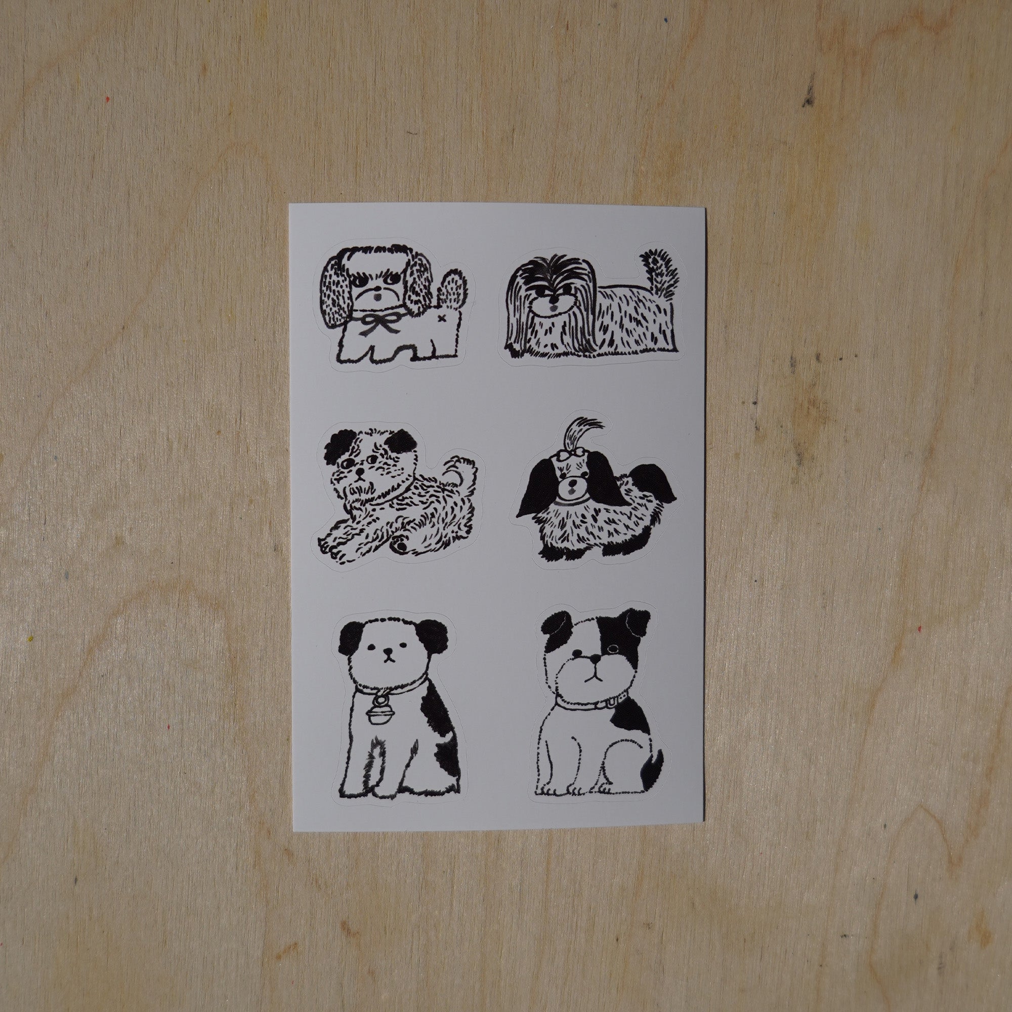 Mung Mung Dog Stickers Mini
