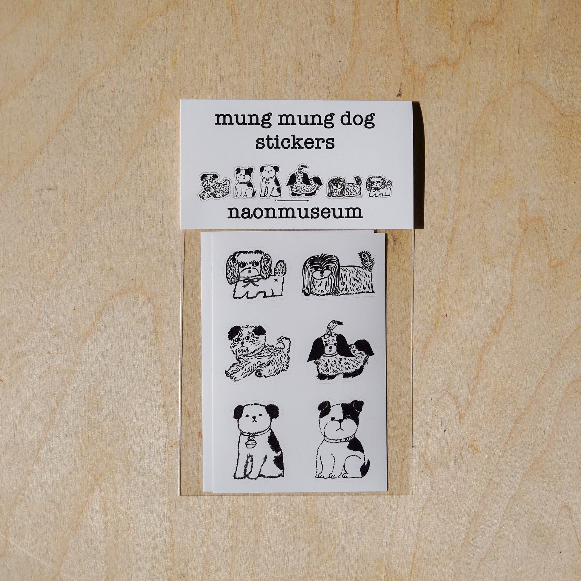 Mung Mung Dog Stickers Mini
