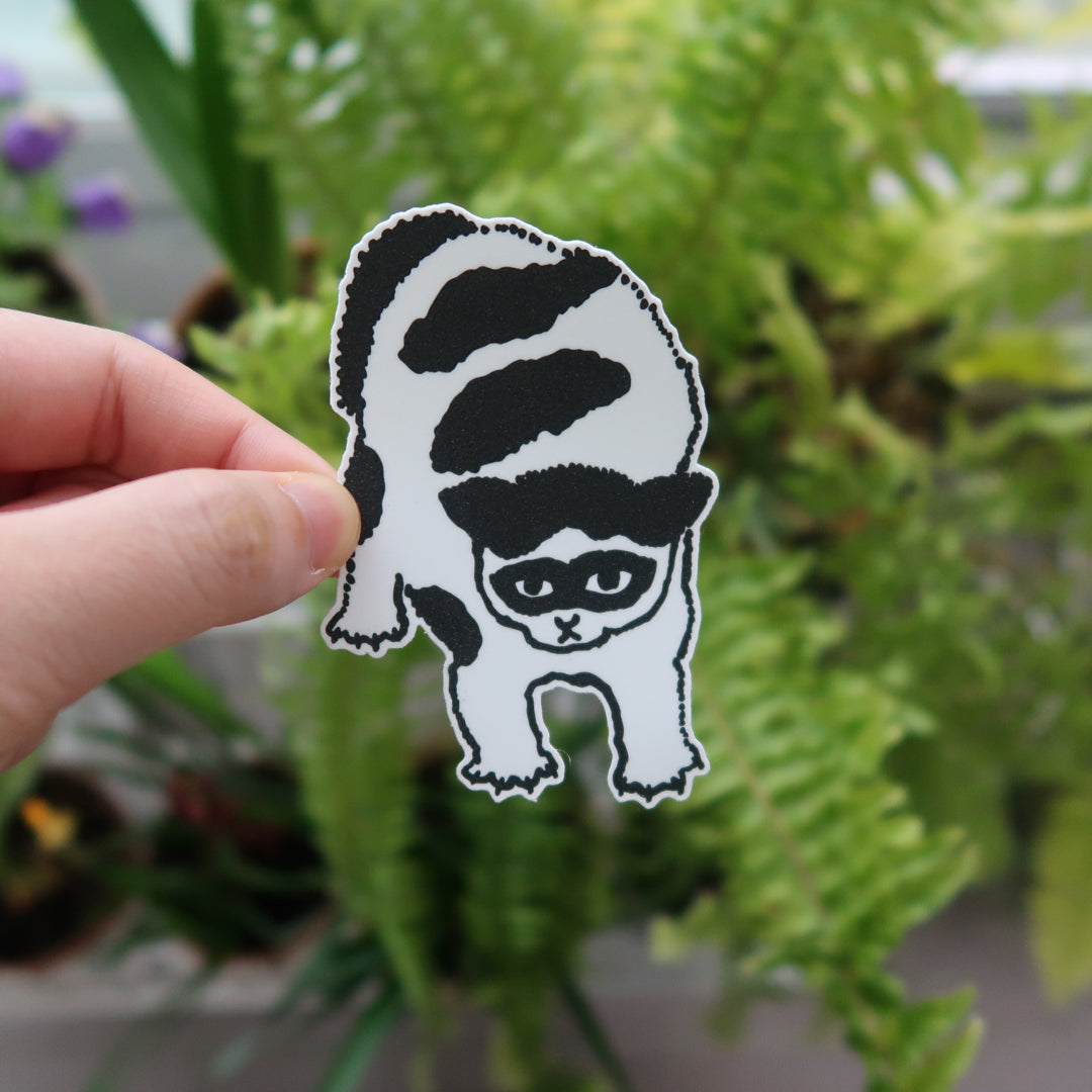 Cat drawings vinyl stickers