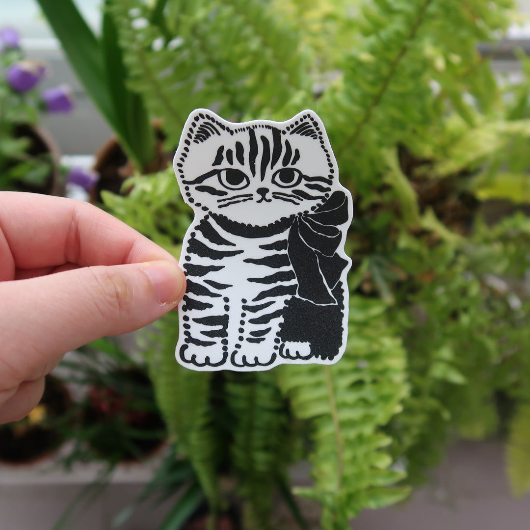 Cat drawings vinyl stickers