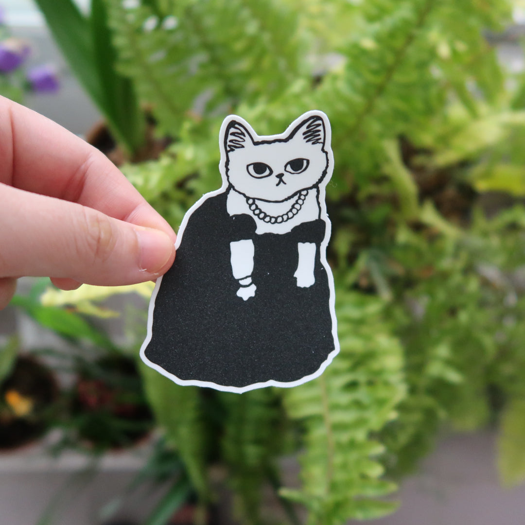 Cat drawings vinyl stickers