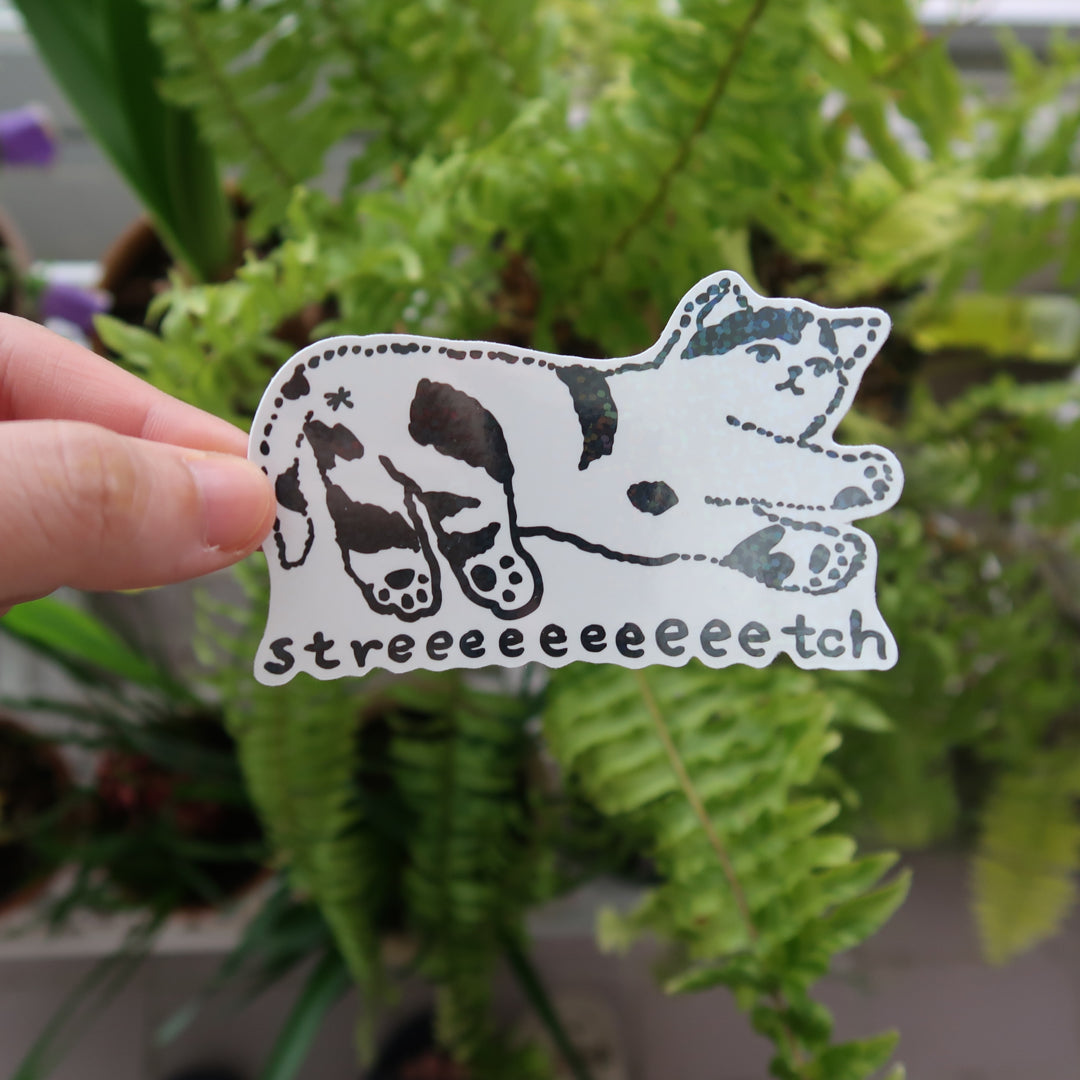 Cat drawings vinyl stickers