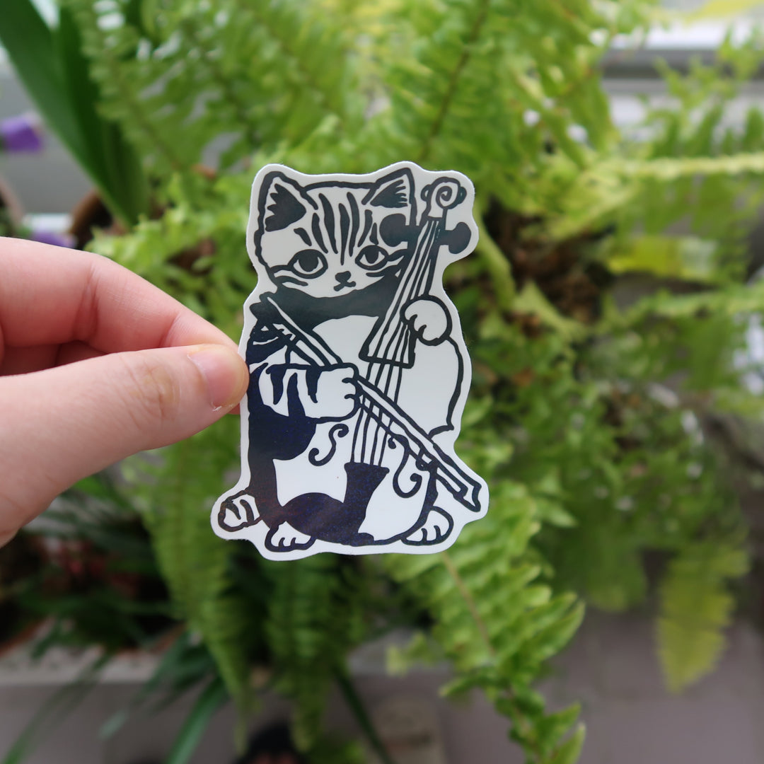 Cat drawings vinyl stickers