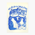 Meow meow poster